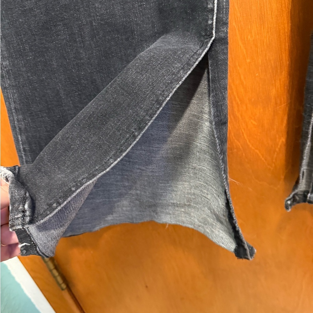 Flying Monkey Black Washed Button-Fly Flare Jeans - Picture 6 of 13